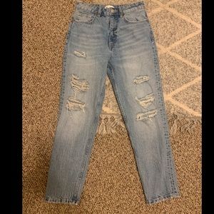 ZARA ripped mom jeans SIZE 6, EUR 38